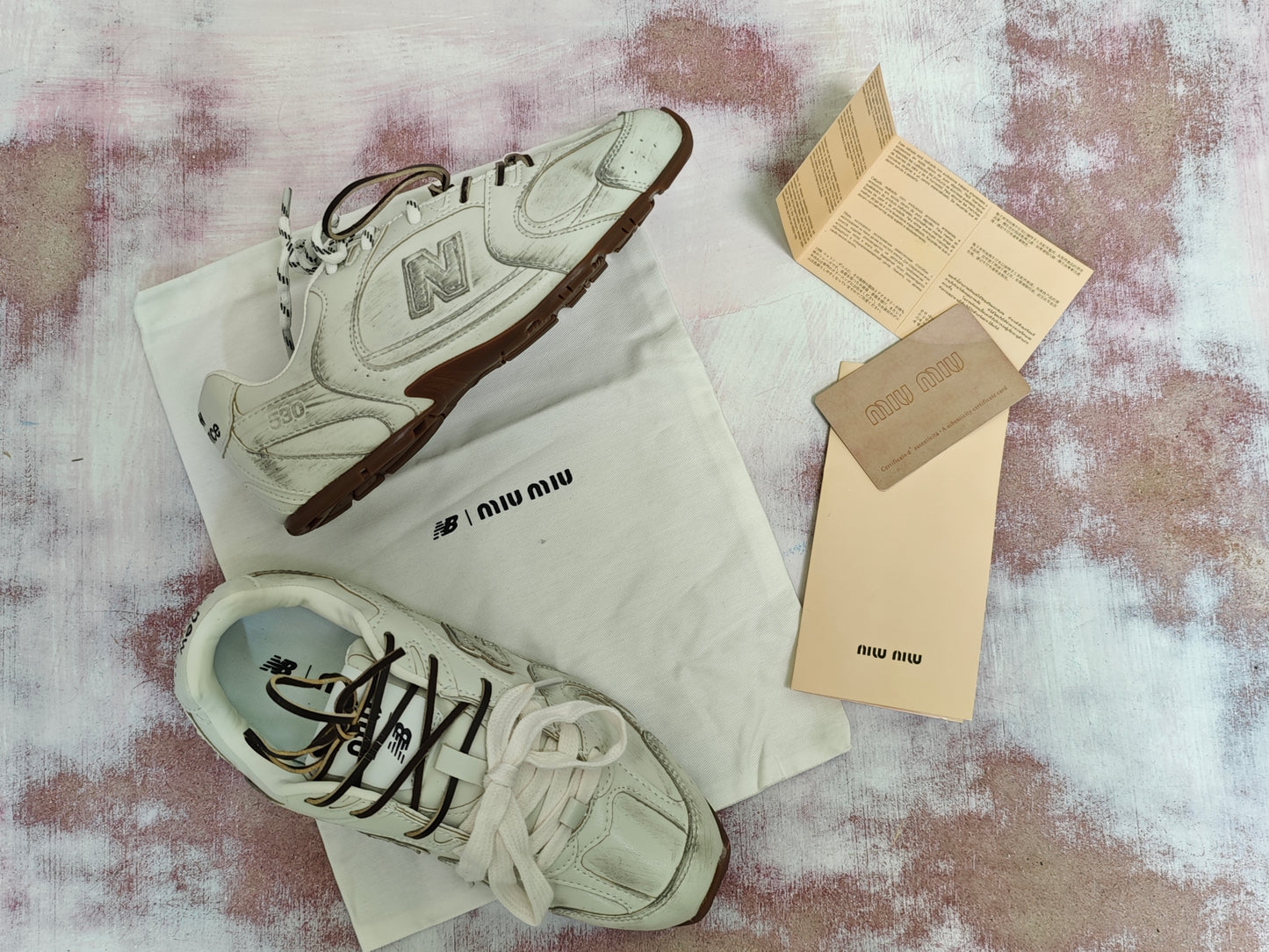 NW BALANCE MIU MIU WHITE