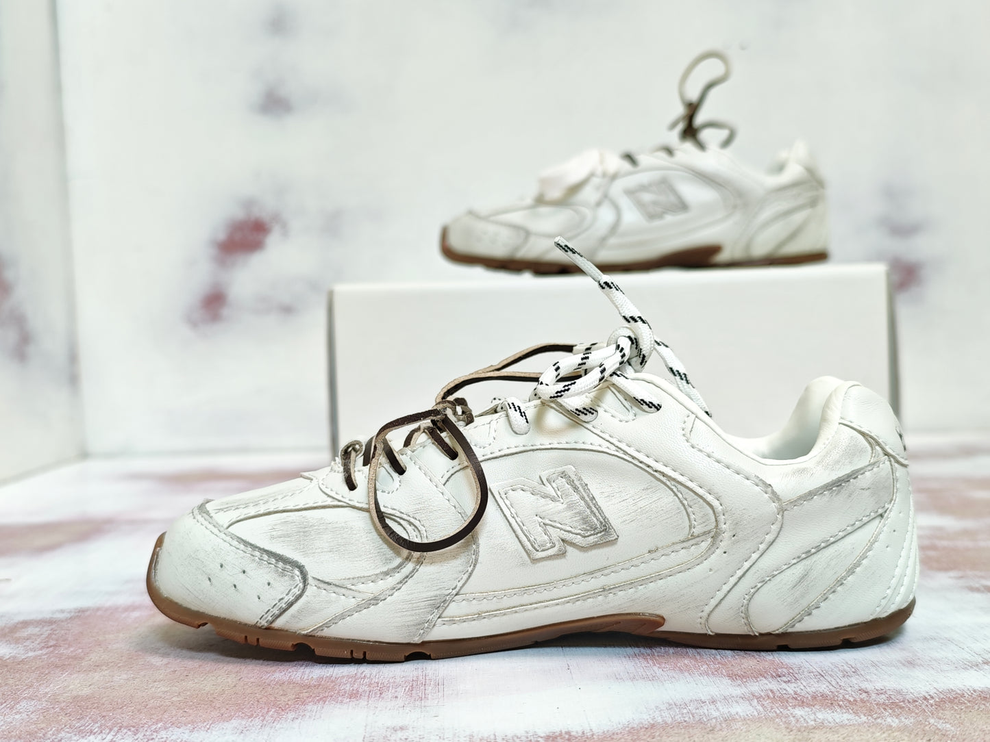 NW BALANCE MIU MIU WHITE