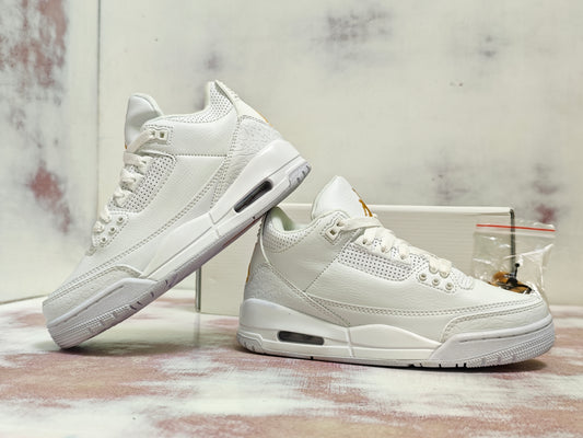 JRDN RETRO 3 WHITE GOLD R3
