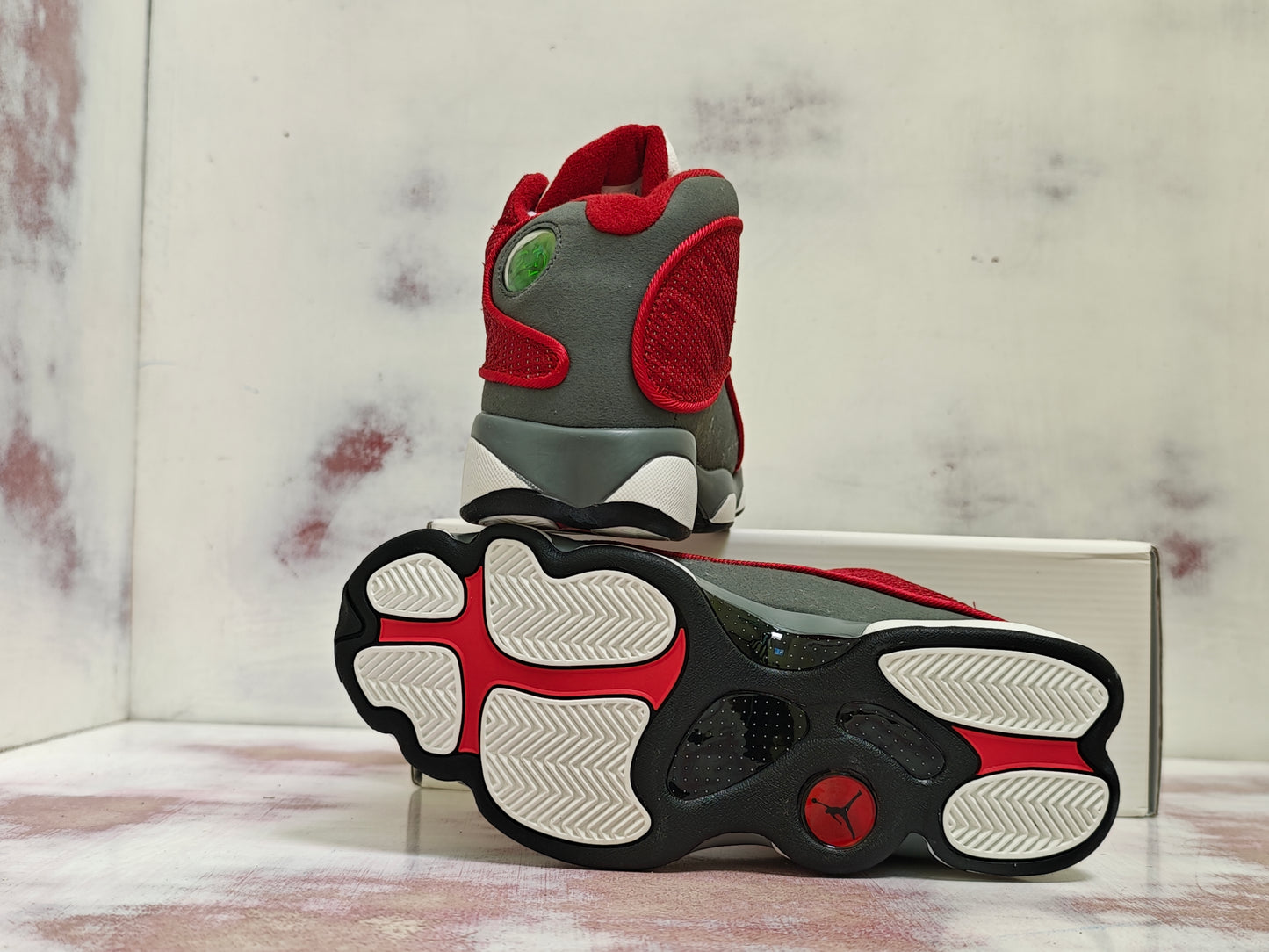 JRDN R13 RETRO 13 FLINT ROJO REFLEX