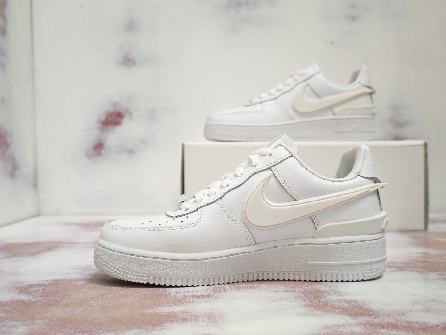 NKE FORCE ambush TRIPLE WHITE