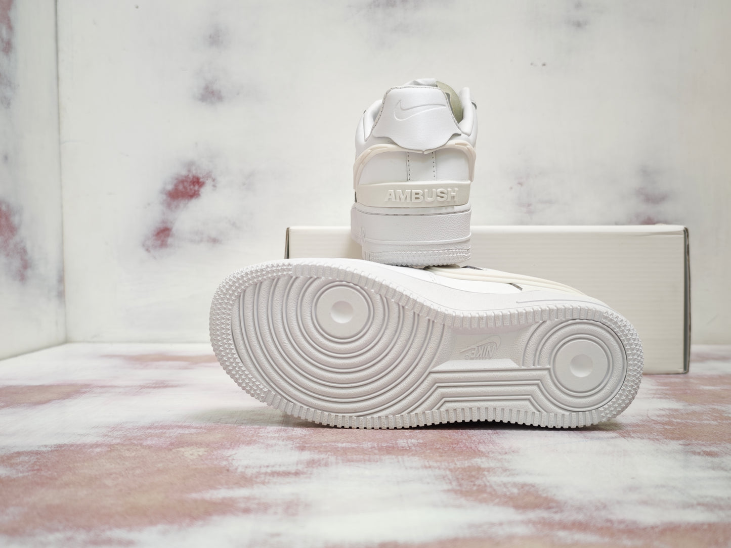 NKE FORCE ambush TRIPLE WHITE