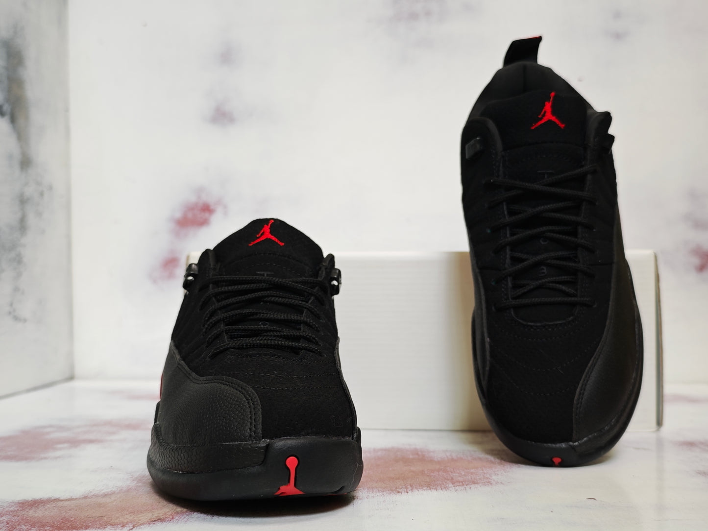 JRDN R12 RETRO 12 BLACK ORANGE