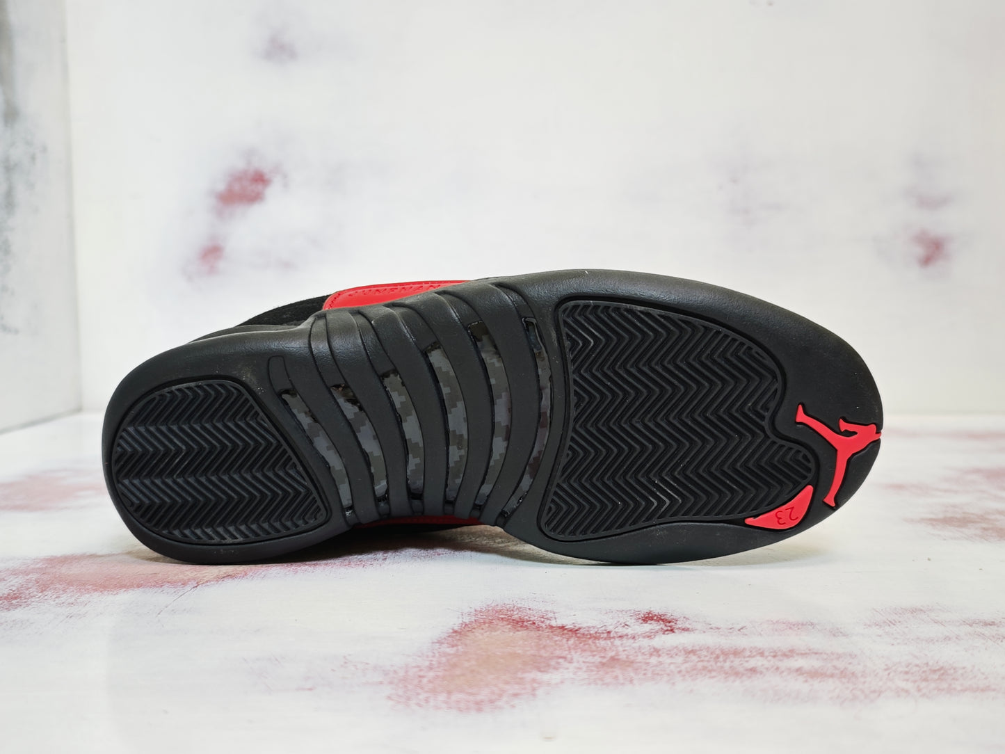 JRDN R12 RETRO 12 BLACK ORANGE