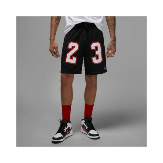 air Jrdn Essentials Graphic Mesh Shorts 'Black'