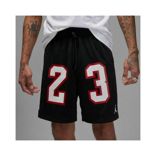 air Jrdn Essentials Graphic Mesh Shorts 'Black'