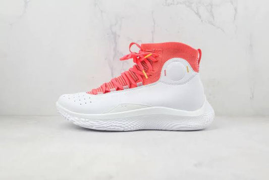 UNDR ARMR CURRY 4 FLOTRO WHITE RED