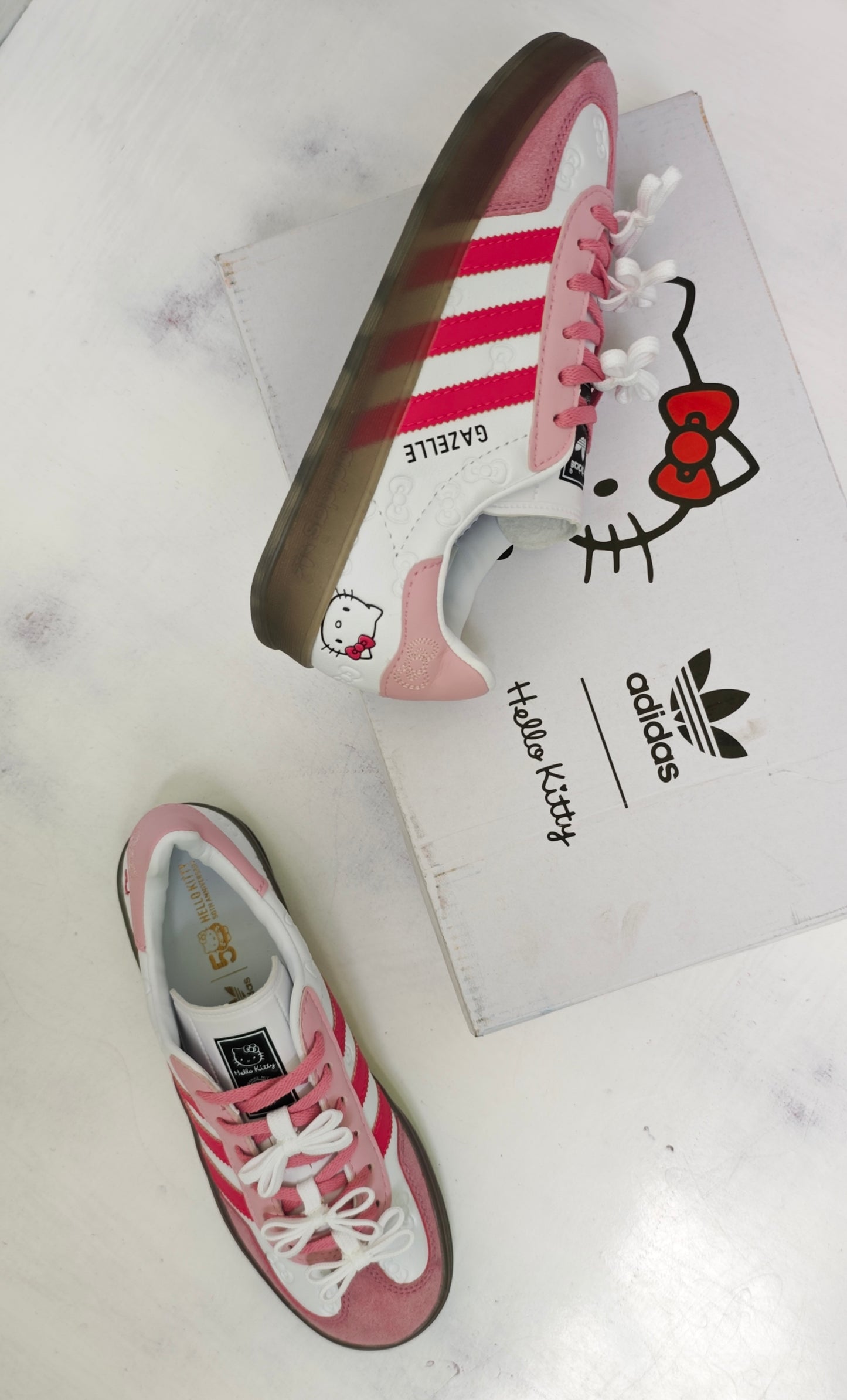 ADDS SAMBA KITTY 50 ANNIVERSARY PINK