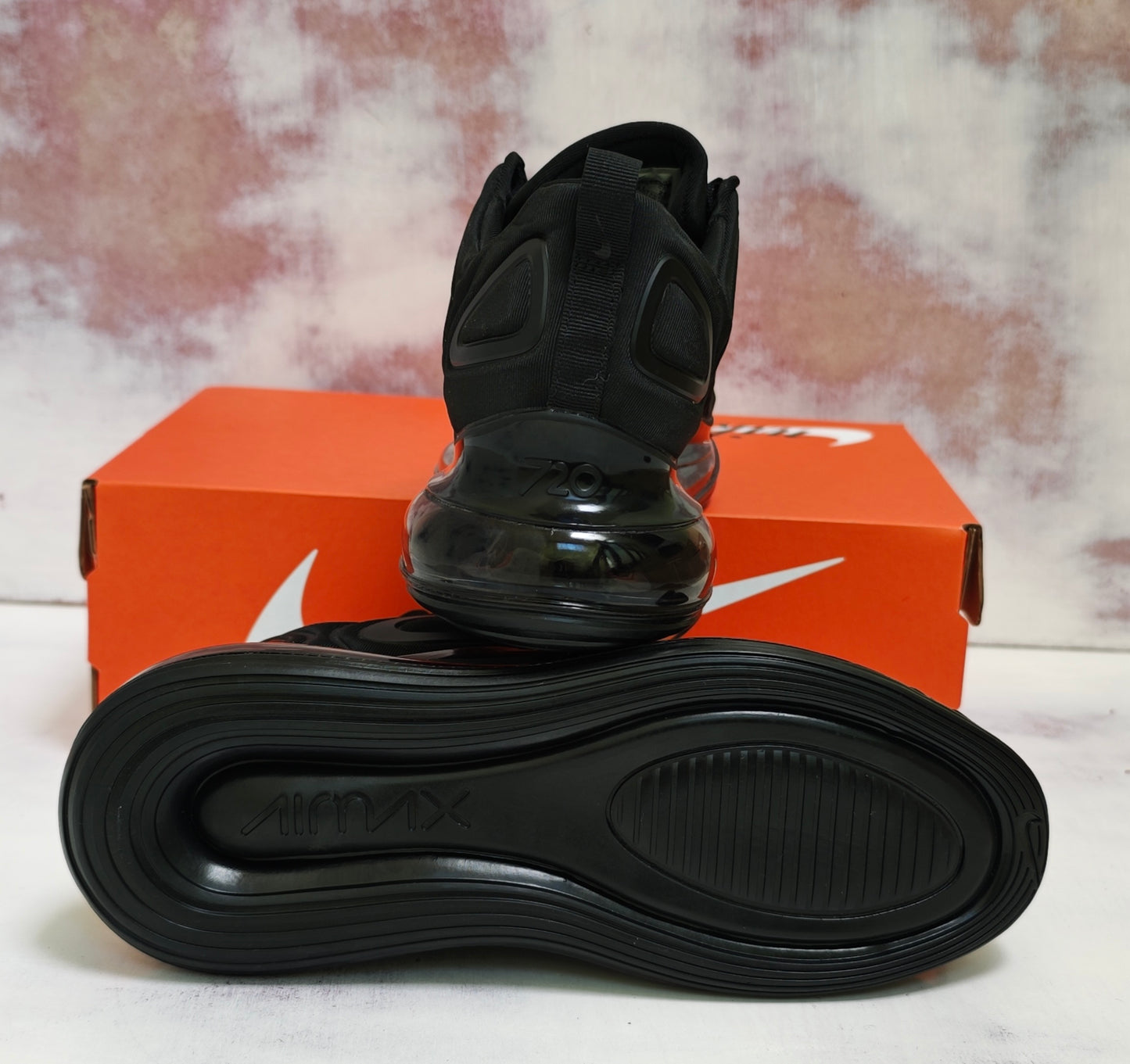 NKE AIRMAX 720 BLACK NYLON