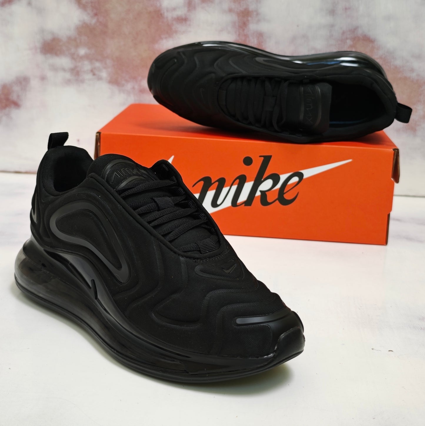 NKE AIRMAX 720 BLACK NYLON